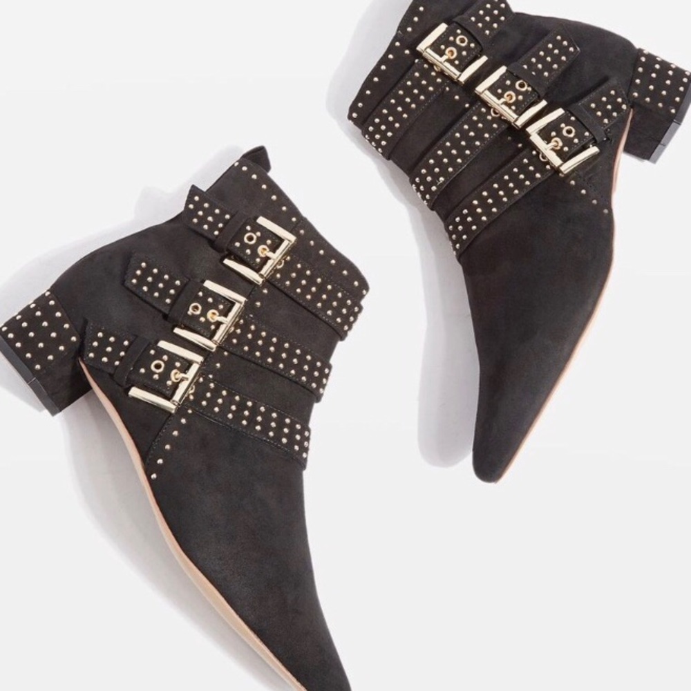 NWT - TOPSHOP KOBBLE BOOTS